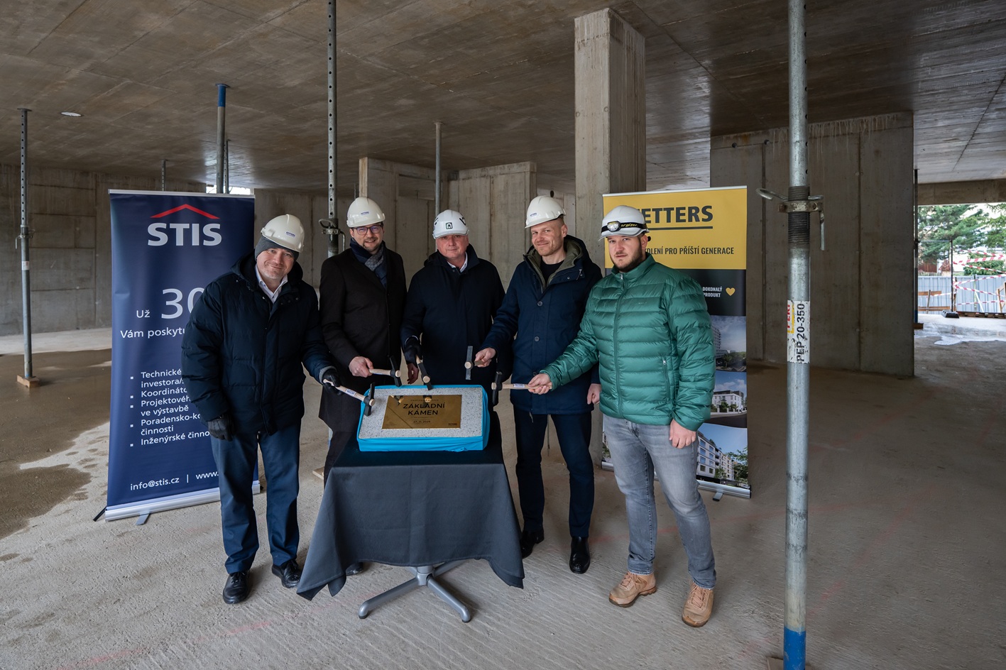 Poklepali jsme základní kámen rezidenčního projektu Panorama Braník